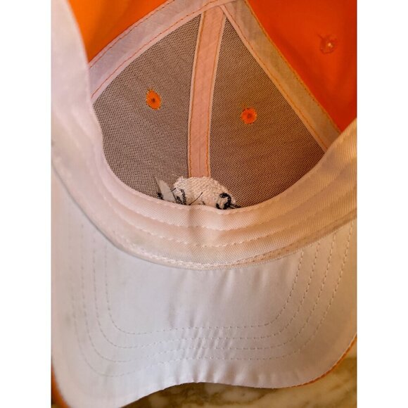 Youth Garb Orange & White Mesh Baseball Cap With Snapback - Picture 6 of 6